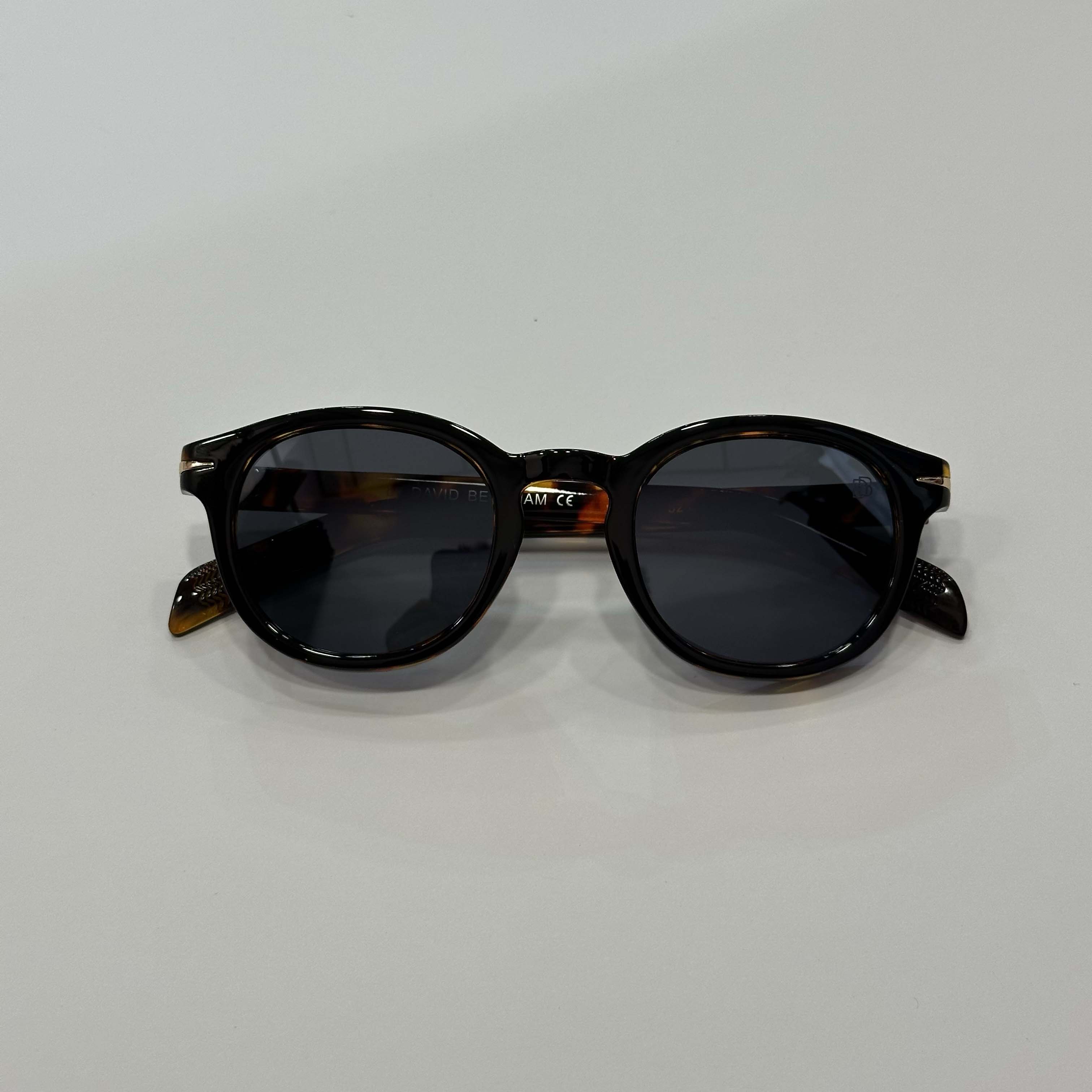 عینک دودی پلنگی دیوید بکهام