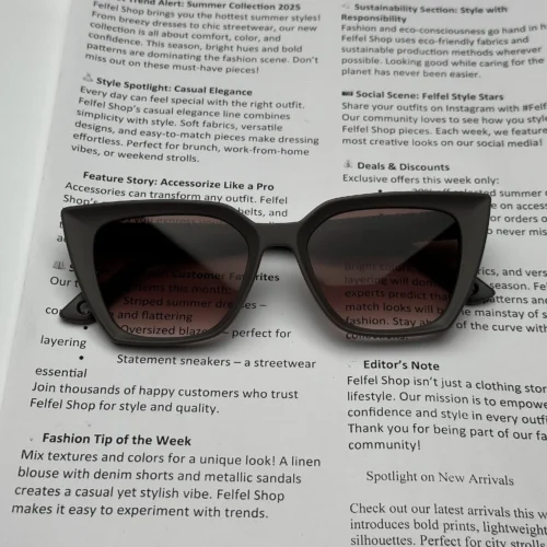 عینک دودی الانزو فریم مات