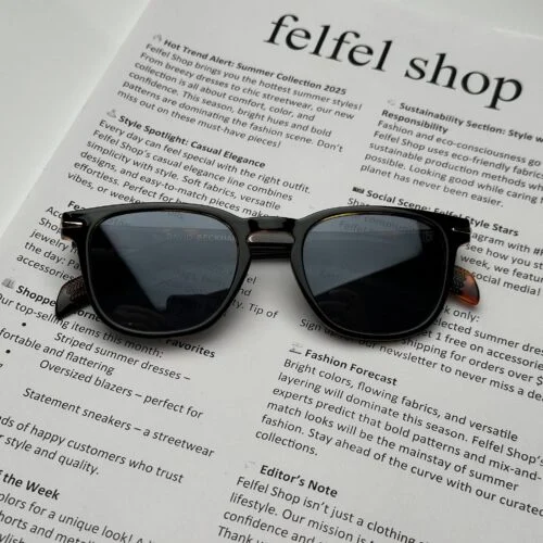 عینک دیوید بکهام پلنگی