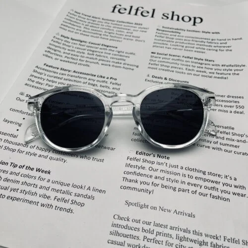 عینک دیوید بکهام شفاف